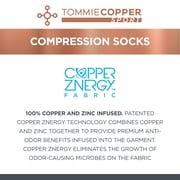 Tommie Copper Compression Socks 2 Pack, Small/Medium , Black, Unisex Sizing