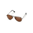 thumbnail image 4 of Walleva Brown Polarized Replacement Lenses for Ray-Ban Aviator RB3044 Small Metal 52mm Sunglasses, 4 of 6