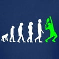 thumbnail image 3 of CafePress - Tennis Evolution (Green) T Shirt - Dark T-Shirt Kids XS-XL, 3 of 4