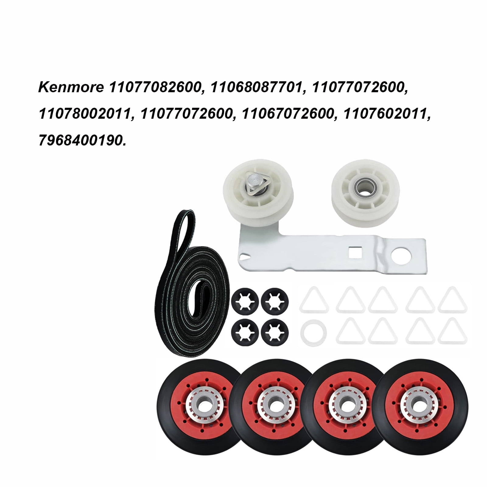 TOP-MAX 4392067 Dryer Repair Kit and W10837240 Dryer Idler Pulley, Tumble Dryer Repair Kits fit for Maytag, Whirlpool & Kenmore