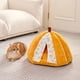 thumbnail image 1 of Pisexur Suministros para mascotas Camas para gatos Tiendas para gatos Camas para perros Cama cueva para gatos semicerrada con bolas de peluche Cama para gatos cubierta superros, gatos y animales, 1 of 8