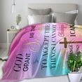 thumbnail image 2 of XZYG Bible Verse Blanket Inspirational Religious Gift Throw Blanket with Bible Verse Religious Gifts for Womenin(50*60inch), 2 of 5
