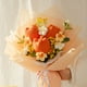 thumbnail image 4 of Toystoory Ramos de hilo tejidos a mano de moda y hermosos para regalar, ramo de punto, productos terminados, flores tejidas con hilo, ramo de Artesanía Ramo de hilo naranja, 4 of 6