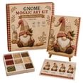 thumbnail image 2 of Gnome Mosaic Art Kit, Beginner-Friendly Mosaic Craft Project with Step-by-Step Guidance, Perfect Creative Hobby for Gnome Lovers (Red), 2 of 6