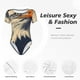 thumbnail image 4 of Balery American Bald Eagle A Body de cuello redondo de manga corta para mujer Tops de manga corta Tops básicos-X-Large, 4 of 7