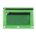 thumbnail image 4 of Pencil Pouch for 3 Ring Binder, Clear Pencil Pouch with Mesh Zipper, Multi-Color Clear Pencil Case, Cosmetic Bag Cute Pencil Case, Back to School Supplies Office (Pink), 4 of 9