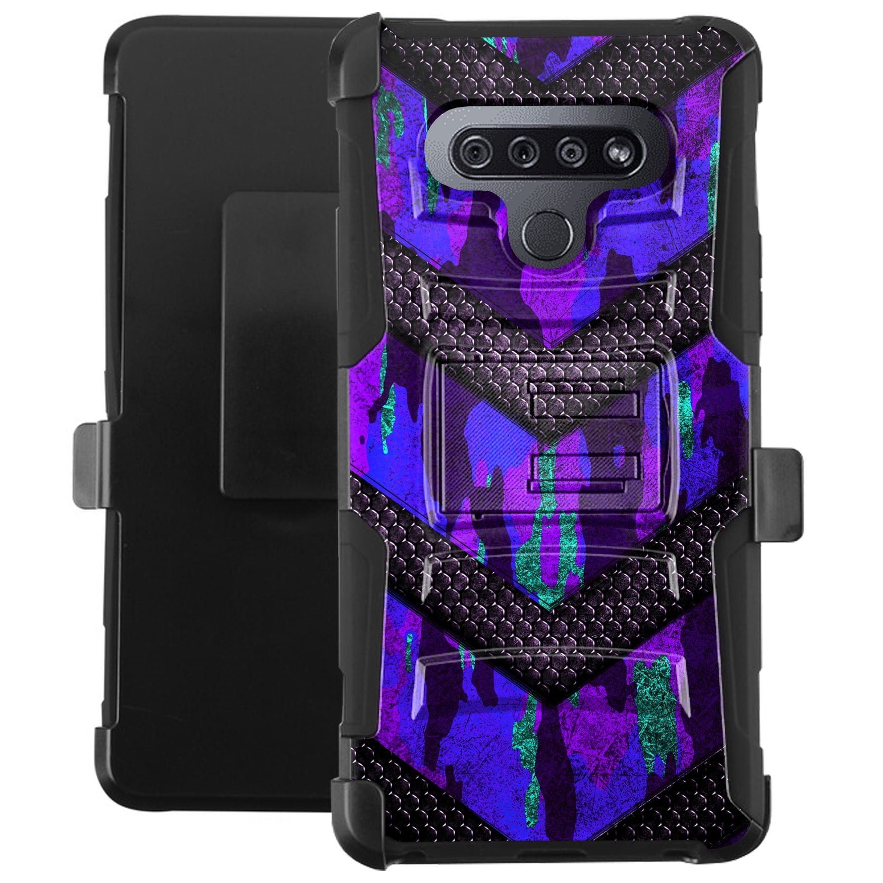 DALUX Hybrid Kickstand Holster Phone Case Compatible with LG Stylo 6