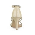 thumbnail image 2 of BLISSFUL STEP Women's Rhines Ankle Strap Stiletto High Heels Sandals, 2 of 8