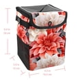 thumbnail image 5 of Petal flower Foldable Car Trash Can with Lid - Leak-proof Hanging Storage Bag for Car - Trash Can for Car, 5 of 6