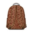 thumbnail image 3 of Giraffe Print Student Backpack - Durable Bookbag for School & College, Laptop Sleeve, Water-Resistant Work Bag, Fashionable Jungle Design for Travel, 3 of 6