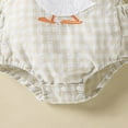 thumbnail image 6 of WUANDIXFA Infant Girl Outfits Newborn Infant Baby Girl Clothes Rompers Summer Romper with Headband Infant Baby Clothes 12-18 Months,White, 6 of 7
