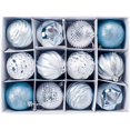 thumbnail image 2 of Wankd 12 PCS Weihnachtskugel Rosa glänzend glitzernd mate Christbaumschmuck bis Ø 6 cm Baumschmuck Weihnachten Deko Anhänger (Rosa) Zhivalor OTTO-HR-0424, 2 of 7
