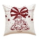 thumbnail image 4 of Funda para almohada navideña, funda de cojín cuadrada de 18x18, funda de almohada estampada de un solo lado, funda de almohada para decoración de sofá Campana BLESIY Fundas de almohada, 4 of 8