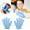 Blue, variant on Season Clearance Cyence Bath Gloves Blue, Exfoliating Body Gloves Bath Wash Skin Massage Deep Cleansing Dead Skin Brush Scrub Spa Scrubber For Men Women & Kids Blue