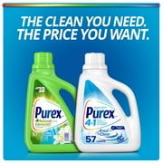 Purex Free & Clear Liquid Laundry Detergent for Sensitive Skin, 75 fl oz, 57 Loads