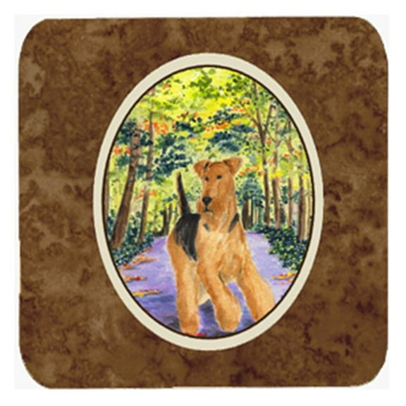 Airedale Foam Coasters - Set 4
