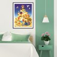 thumbnail image 3 of Cuadros Decorativos 5D Kit DIY árbol de Navidad playa completo redondo diamante pintura mosaico imagen decoración JShteea Nuevos Originales, 3 of 8