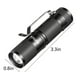thumbnail image 3 of Fiudx Mini Linterna, Diseño Compacto de Aleación de Aluminio, Zoom Telescópico, Led de Alta Luminosidad, Resistente Al Agua y Duradera, Clip Portátil para Bolígrafo, Recargable Por Usb, para Exterior, 3 of 6