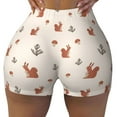 thumbnail image 2 of Picia Cute Squirrel Printed Workout Shorts for Women Seamless Scrunch Butt Lifting High Waisted Yoga Gym Booty Running Moisture-wicking Short Pants-XX-Large, 2 of 9