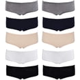 thumbnail image 2 of Emprella Women’s Boyshort Panties (8-Pack) Comfort Ultra-Soft Cotton Underwear, 2 of 6