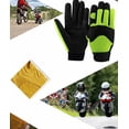 thumbnail image 3 of Guantes cálidos Guantes de invierno Medio cuero Guantes de piel de venado Guantes de equitación Guantes de fitness para motocicleta Guantes para deportes al aire libre para motocicleta, Amarillo XL JAMW Sencillez, 3 of 5