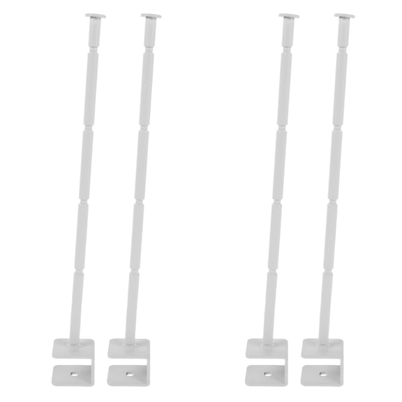COOPHYA White Metal Clothing Hooks for Retail Organizer Rack, Perfect for Bras, Lingerie, and Delicate Garments