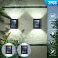 thumbnail image 6 of Outdoor Solar 2 LED Deck Lights Path Garden Patio Pathway Stairs Step Fence Lamp, 6 of 13