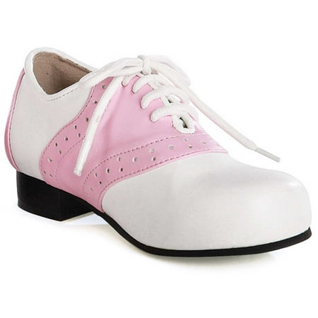 Image of Pink and White Saddle Shoes