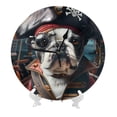 thumbnail image 5 of Wall Clock, Pirate Bulldog On Deck Wall Clocks Battery Operated Silent Kitchen Office Wall Clock Decorative, Wall Clock for School Classroom Living Room Bedroom Home Decor, 5 of 7