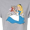 thumbnail image 3 of Disney - Alice In Wonderland - Alice And Dinah - Juniors Cropped Cotton Blend T-Shirt, 3 of 5