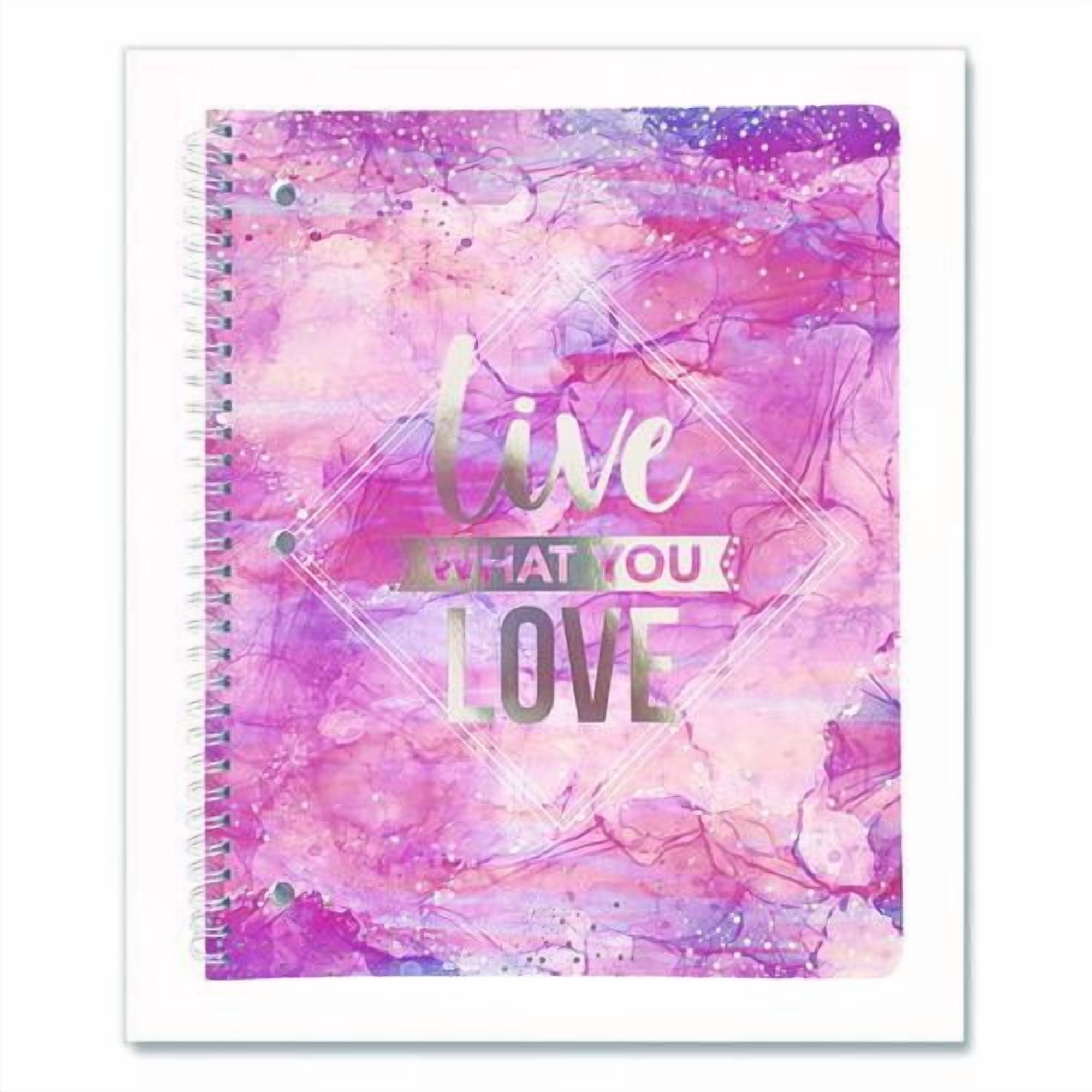 Silver Lining Hardcover Journal, Medium/College Rule, Randomly Assorted Cover Color, (80) 10 x 8.5 S | Bundle of 5