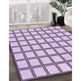 thumbnail image 2 of Ahgly Company Indoor Rectangle Patterned Purple Flower Purple Area Rugs, 3' x 5', 2 of 6