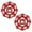 Red, variant on MRLESS 2pcs Outside Faucet Handles Faucet Wheel Handle Cast Iron Replacement Valve Wheel Handle