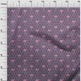 thumbnail image 2 of oneOone Silk Tabby Fabric Geometric & Flamingo Bird Decor Fabric Printed BTY 42 Inch Wide, 2 of 4