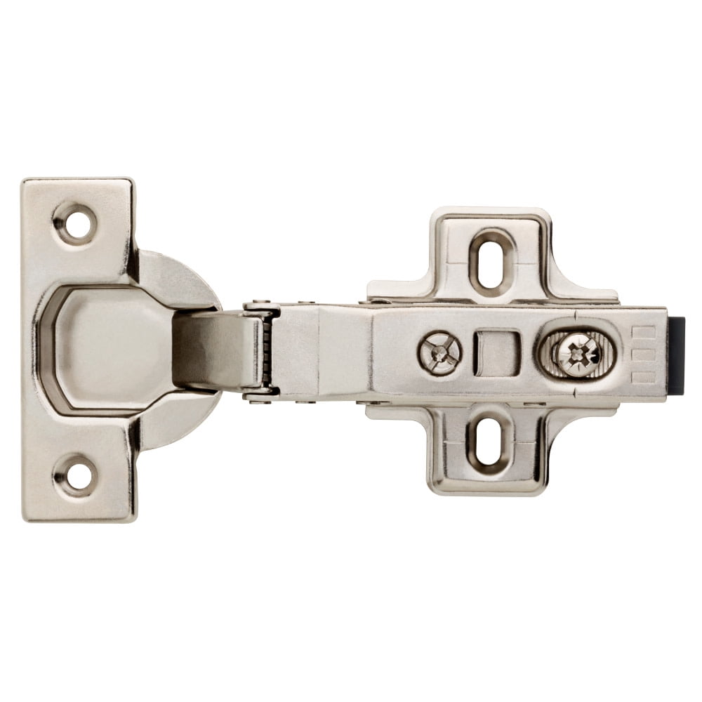 Franklin Brass 35mm 110 Degree Full Overlay Soft-Close Hinge in Nickel Plated, 12-Pack