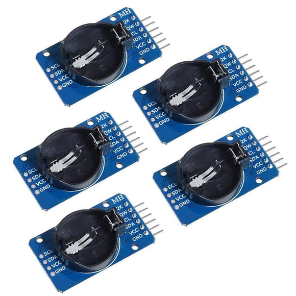 HiLetgo 5 módulos de reloj DS3231 AT24C32 módulo de reloj en tiempo real módulo IIC RTC para Arduino sin batería