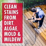 30 SECONDS Outdoor Cleaner Concentrate - Rapid Results- Cleans stains from algae, mold and mildew from fences, siding, concrete, deck - 2 PACK, 1 Gallon