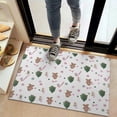 thumbnail image 2 of White Christmas Gingerbread Man Pattern Door Rugs,Washable Non Slip Door Mats Indoor,Decorative Door Mats,Entry Mat Indoor for Entrance,Bedroom,Kitchen,Bathroom,20"x32", 2 of 6