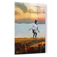 thumbnail image 2 of Epic Art 'Poppies' by DB Waterman, Acrylic Glass Wall Art, 16"x24", 2 of 3
