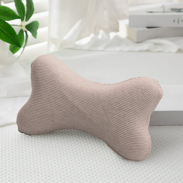 PEONAVET Cotton Neck Pillows Car Driver's Seat Head and Neck Pillow Cute Shaped Pillo Slow Springback Sleeping Pillow Soft and Breathable Neck Support Pillow