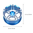 thumbnail image 4 of Metal Hub 4pcs 1.9 Inch 1/10 Drift Crawler Racing Car Accessories On-Road Metal Hub Parts (Type A Blue), 4 of 8