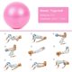 thumbnail image 3 of Lixada Gymnastikball Yoga Ball 25cm Anti-Ball Ball con Starker Stabilit?t Mini Pilates Physical Ball, 3 of 5