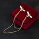 thumbnail image 4 of Pasadores de Cuello de Abeja Cadena con Borla Traje Camisas Corbata Collar Broche Pin Esmalte Clips Clips Aleación Solapa Pines para Hombres Mujeres, 4 of 5