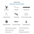thumbnail image 4 of Metal Mechanical Keyboard k100 104 Keys Gaming Office Professional Wired Usb KeyboardMetal Mechanical Keyboard k100 104 Keys Gaming Office Professional Wired USB Keyboard No.2, 4 of 7