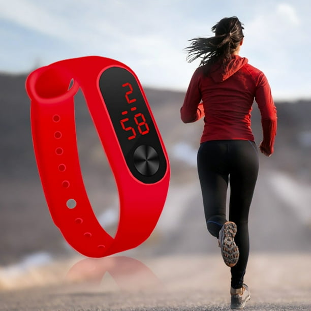 Reloj de mano LED deportivo de moda reloj electrónico pulsera