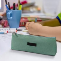 Clearance Pencil Pouch, Canvas Pencil Case Large Capacity Student Stationery Box Back to College