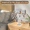 thumbnail image 3 of LNGOOR Photo Frame Family Tree Metal Family Tree Photo Frame Tree Shape Display Rich Multi Picture Frame Tree Free Combination Photo Picture Tree Displays for Home Wedding Decor, 3 of 10