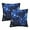 Blue, variant on Galaxy Space Lumbar Pillow Covers 12x20 Inch Set of 2 Blue Stars Throw Pillow Cover Outer Space Pillowcase Cushion Cases for Home Couch Bed Sofa