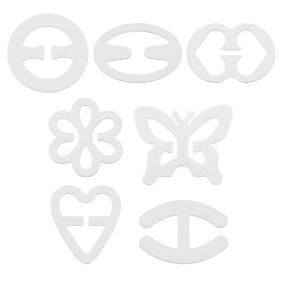 7Pcs Racerback Bra Strap Clip for Womens Anti Slip Conceals Bra Back Straps Clips Bra Strap Holders Bra Converting Clips