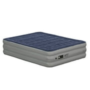 Emma + Oliver 18 Raised Inflatable Air Mattress with Internal Electric Pump, Queen Size